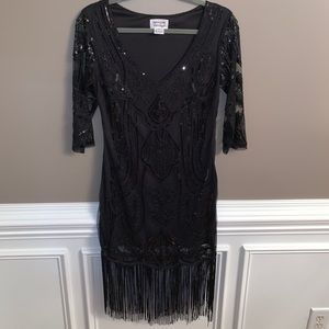 Vintage inspired flapper dress!